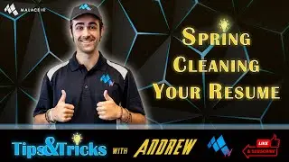 Tips & Tricks: Spring cleaning your resume!