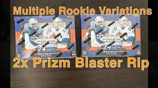2023 Prizm Football Blaster Box Rip x2 Rookie SP Variations!!!