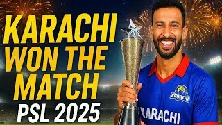 Karachi Kings Won the Match | Shan Masood Celebrating with PSL Trophy | PSL 2025