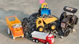 JCB & Truck Hard Working in Field 🚜 | Soil Loading & Heavy Equipment Action | #jcb #truck #heavyload