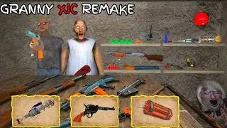 All Weapon challenge With Granny Grandpa ☠️ Granny XIC Remake Unofficial Version 🔥
