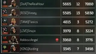 (6v6)Vixsey,  Snujix, TheRealHour, Xoiding, AskboutAngel, Flasics EXPOSED (Egos Were Stopped)