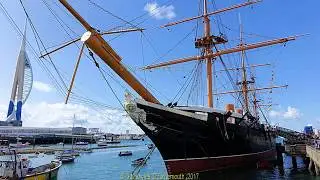 Portsmouth Historic Dockyard in August 2017, Victory Gate, HM Naval Base, Portsmouth. England (13)
