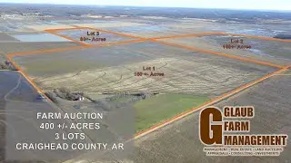 Arkansas Farm Auction: 400 +/- Acres in Craighead County, Arkansas