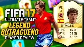 FIFA 17 BUTRAGUE&Atilde;&lsquo;O (90) *SPANISH LEGEND* PLAYER REVIEW! FIFA 17 ULTIMATE TEAM!