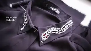 Hand embroidery: The Bead Design Snake