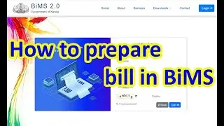 How to prepare Bill in BiMS