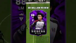 88 Willian Review in EA Sports FC 24 #shorts #short #fc24 #eafc24 #brazil #willian