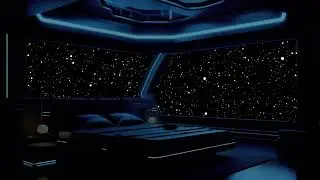 Floating Through Starry Night Galaxy | Peaceful Deep Space Ambience