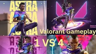 Valorant aster gameplay|Aster agent |Aster 1 Vs 4 kill |Beast| valorant gameplay|Gaming with Sehgal