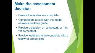 How to conduct Assessment's (Comprehensive Content)