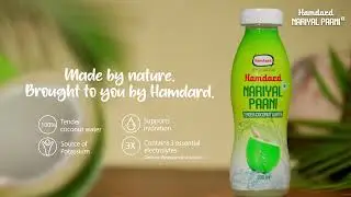 Hamdard Nariyal Paani | 100% Tender Coconut Water | Rejuvenate yourself with nature's best!