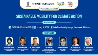 #IndiaAtDavos2023: Sustainable mobility for climate action
