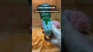 LOTUS green tea face wash😮❤️🫶 for all skin types💫💗 #trending #subscribe #ashortaday #ytshorts
