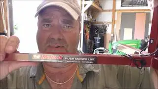 MoJack Push Mower Lift Model #35007 Review By KVUSMC