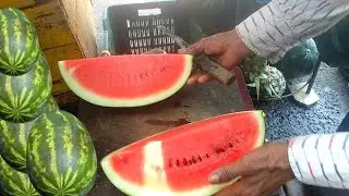 Amazing watermelon cutting skills | Summer Special Watermelon | Street food of Kolkata
