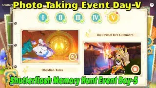 Genshin Impact New Shutterflash Memory Hunt Event Day-5 | Photo Taking Event Genshin Impact🤣