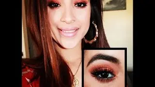 Firey Eyes Using Makeup Geek Flamethrower Foiled Eyeshadow