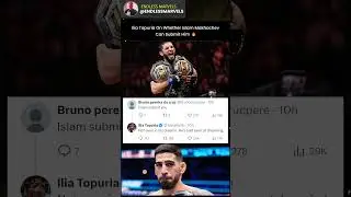 Ilia Topuria Talks Islam Makhachev Submission 🔥 #ufc
