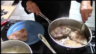 Little Ms. Tony Cooking Show Celery Pork Chops W/Corn and Noodles