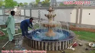 Creative Fountain design Mirpur Azad Kashmir Services All over Pakistan 0300-4592-737 Ahmad Hassan