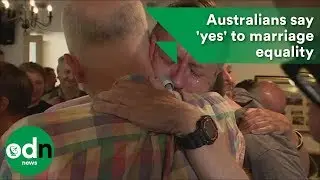 Australians say &lsquo;yes&rsquo; to marriage equality