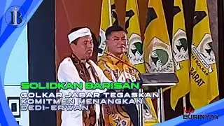 Rapat Konsolidasi Partai Golkar Jawa Barat, Dukung Penuh Pengusungan Cakada 2024
