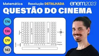 🔵 Questão das poltronas de cinema: ENEM 2023 Matemática (Detalhada) - Matrizes