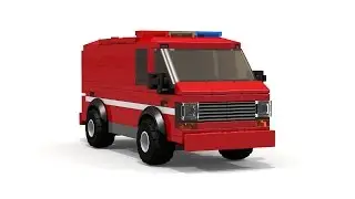 LEGO City Fire Department Van Instructions