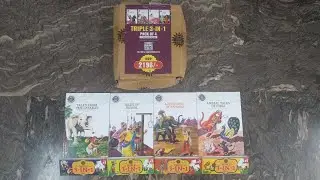 ACK books/ Triple 3-in-1 Pack of 4 Amar Chitra Katha paperback books/ Story books for children