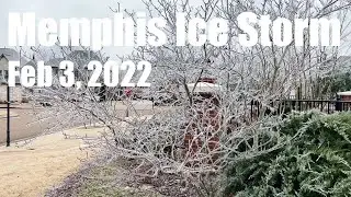 Memphis Ice Storm.  February 2022