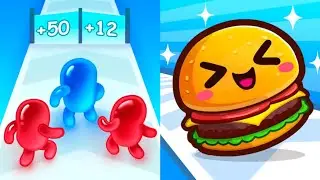 Join Blob Clash 3D VS Food Run MAX LEVELS UNLOCKED Gameplay Android,ios