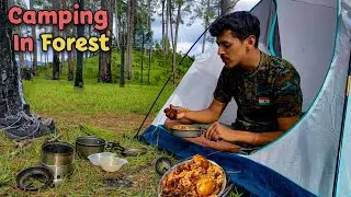 Solo Camping In Uttarakhand Wild Forest | Wild Forest Camping In India | Unknown Dreamer