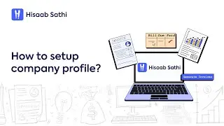 Hisaab Sathi &mdash; Company Profile Setup | Hindi Tutorial | Software Demo