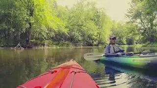 Pungo Kayak paddle on the Little River 7-25-20