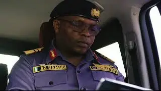 The entrance of the Chief of naval staff of the Nigerian Navy , three star admiral 