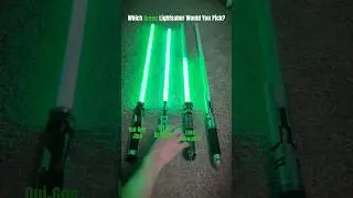 Which Green Lightsaber Would You Pick? #lightsaber