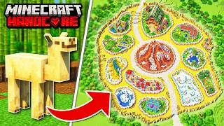 I Built a Cozy ZOO in Minecraft Hardcore