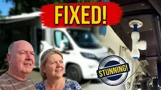CHAUSSON MOTORHOME - MODIFYING FRESH WATER TANK DRAIN PIPEWORK