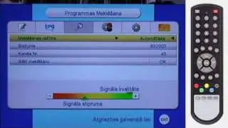 Lattelecom Virszemes TV - kanālu atkārtotā meklēšana