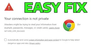 How To Fix NET::ERR_CERT_REVOKED in Chrome (Server’s Certificate Has Been Revoked)