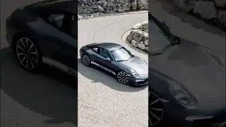 Traumhafte Passstra&szlig;e auf Korsika im #porsche991 #korsika #pass
