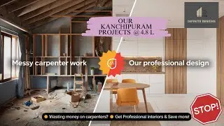 Luxury Interiors on a Budget! Stunning Kanchipuram Home Makeover | Infinite Designs
