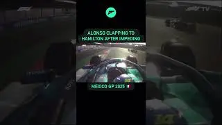 Alonso Clapping to Hamilton after Impeding 👏