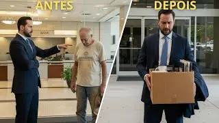 Gerente Humilha Cliente de Chinelo… Minutos Depois Descobre Que Ele Quebrou o Banco