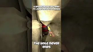 A Spider Monster Tried to JUMP ME in the Mines 💀 #theholeneverends