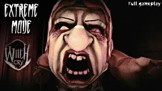 Witch cry : horror house (Extreme mode) escape full gameplay walkthrough