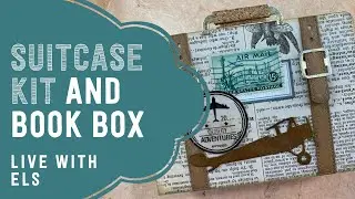 Crafting Suitcase Kit and Book Box | LIVE with Els