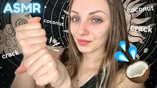 ASMR Coconut Rain! 🥥 💦 (Hand Sounds)
