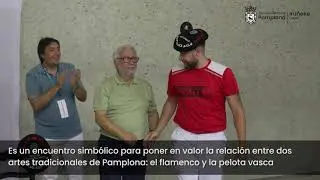 Homenaje a pelotaris gitanos y navarros por su trayectoria deportiva y simbolismo de sus figuras